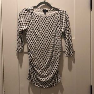 Navy & White Maternity Tunic